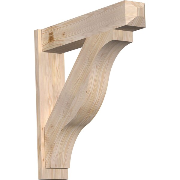Ekena Millwork Funston Craftsman Smooth Outlooker, Douglas Fir, 7 1/2"W x 36"D x 36"H OUT08X36X36FST04SDF - main